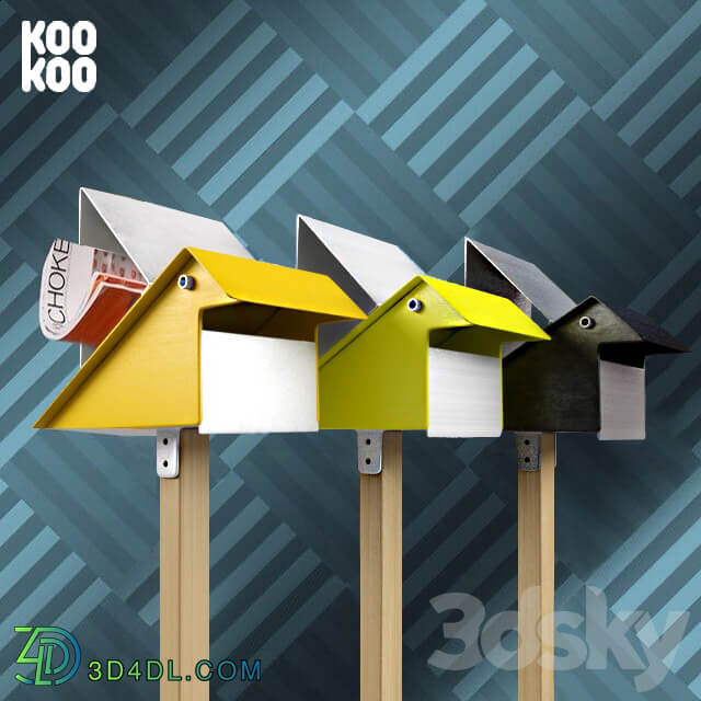 The Koo Koo Mailbox by Playso Other 3D Models