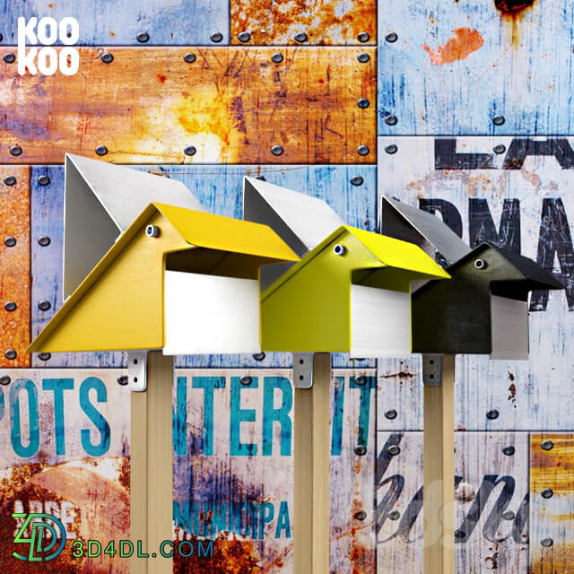 The Koo Koo Mailbox by Playso Other 3D Models