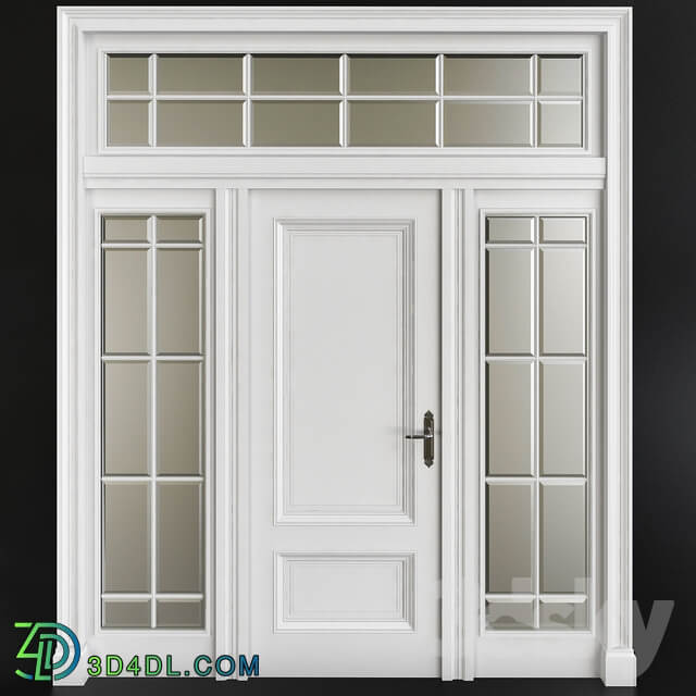 Entrance doors modern classic