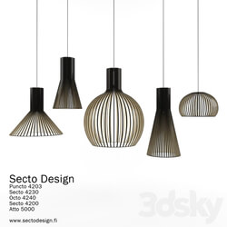 Secto Design Pendant light 3D Models 