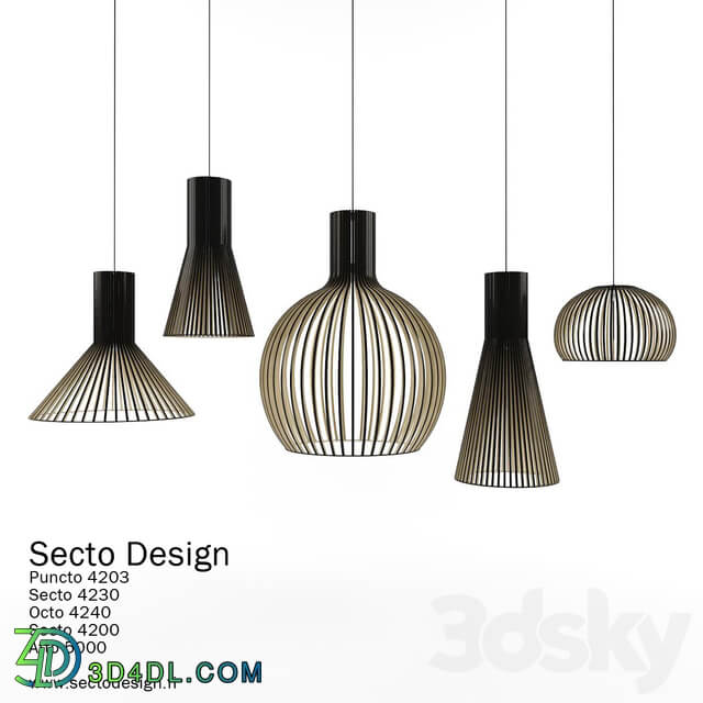 Secto Design Pendant light 3D Models