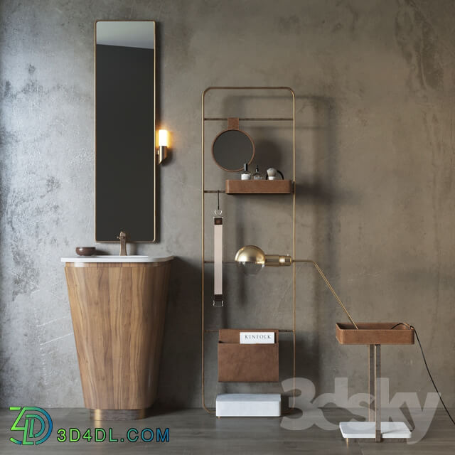 SUEDE Washbasin unit