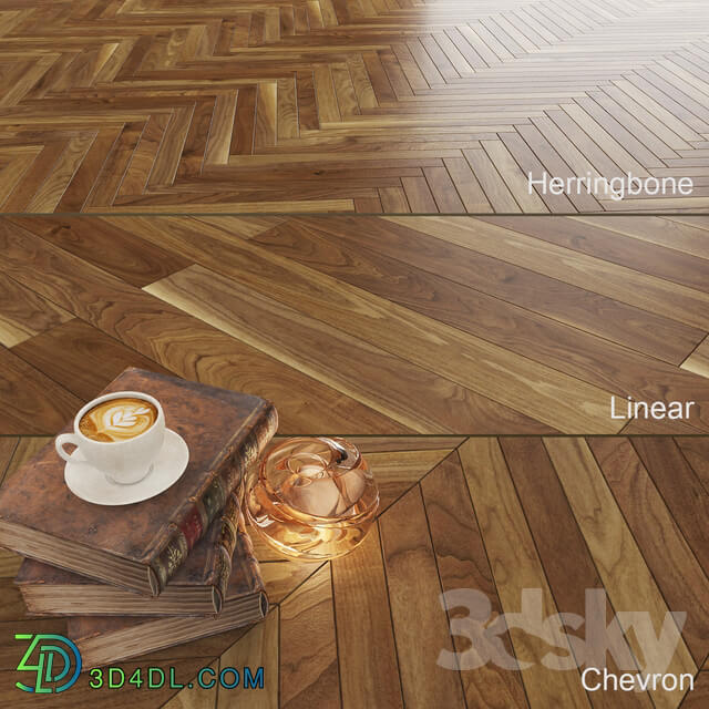 Wood Parquet Korelia Walnut Story Spirit