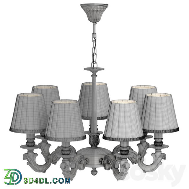 Chandelier Torrone ARM376 07 W Pendant light 3D Models