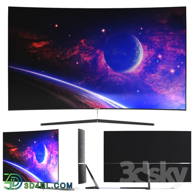 TV Samsung Premium UHD 4K Curved Smart TV MU9000 Series 9