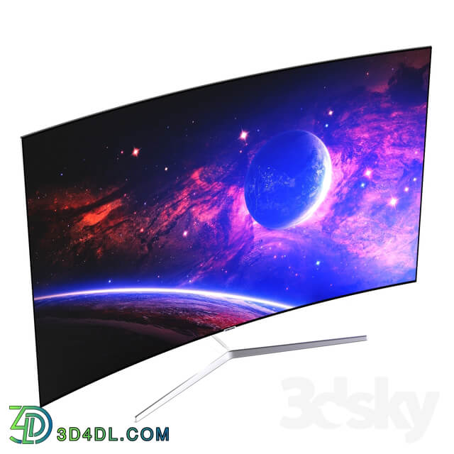 TV Samsung Premium UHD 4K Curved Smart TV MU9000 Series 9