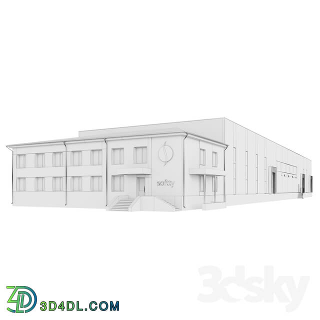 Warehouse with attached office