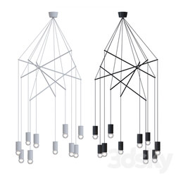 Ideal Lux Pop SP10 Hanging Pendant light 3D Models 