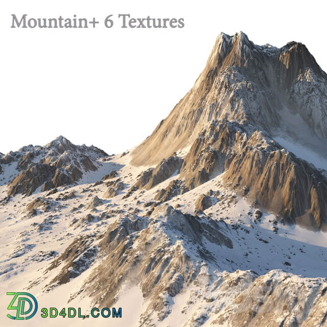 Mountain 6 Textures 3D Models
