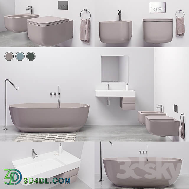 Revolution set by Esedra SDR Ceramiche