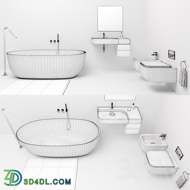 Revolution set by Esedra SDR Ceramiche