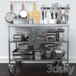 Kitchen utensils for kitchen and restaurant 3D Models 