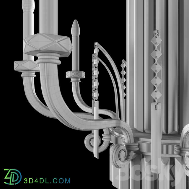 Mariner lighting. Chandelier pendant pen Pendant light 3D Models