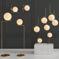 Collection of Flos Ic Pendant light 3D Models 