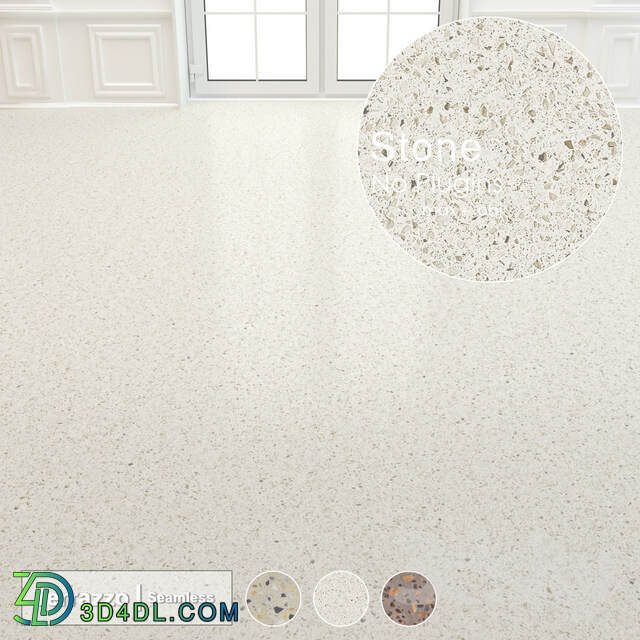 Seamless Terrazzo Stone 006