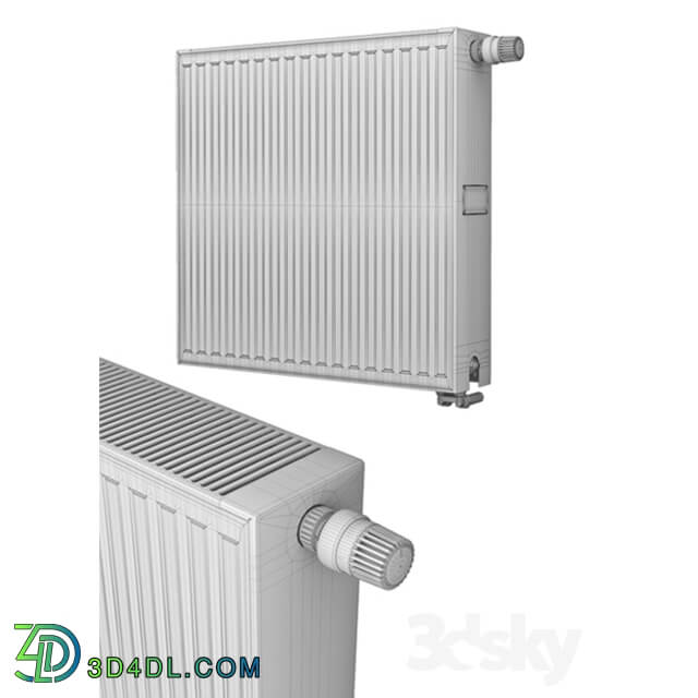 Steel panel radiators Kermi therm x2 Profil L 80