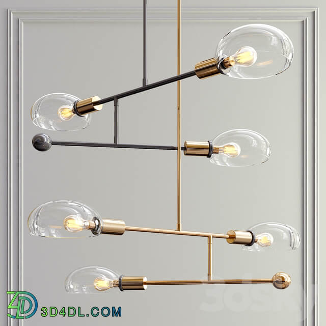 Tangle Pendant 3 Lights Pendant light 3D Models