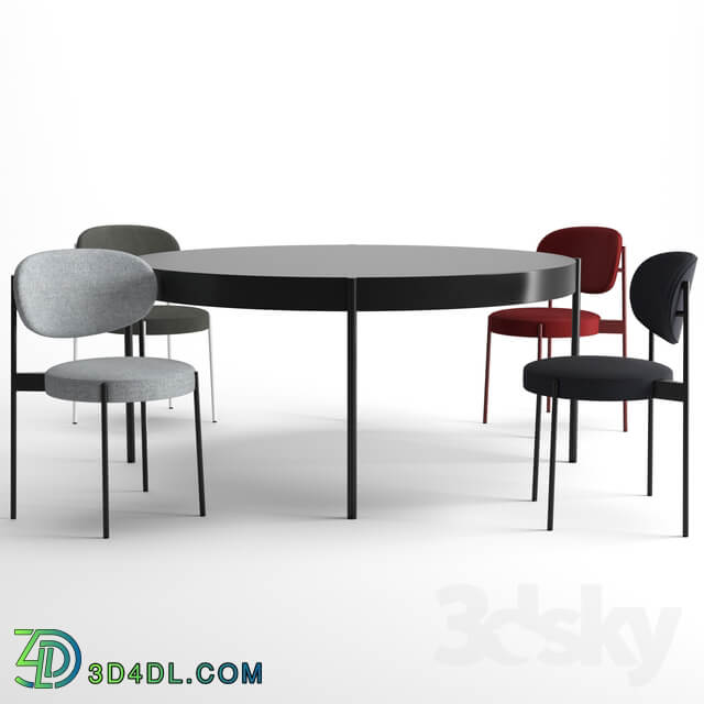 Table Chair Series 430 Chair Table By Verpan