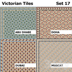 Topcer Victorian Tiles Set 17 