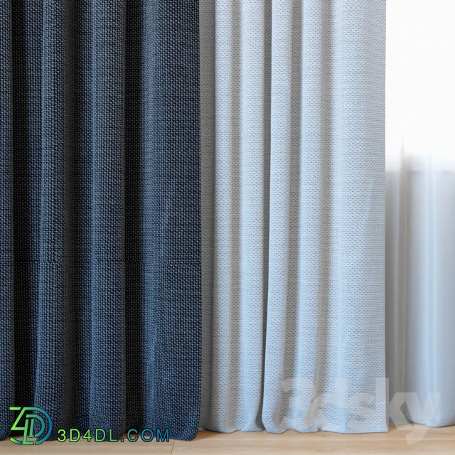 Curtains 91 Curtains with Tulle ROHI Topia