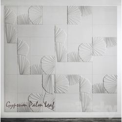 Gypsum flora tiles 