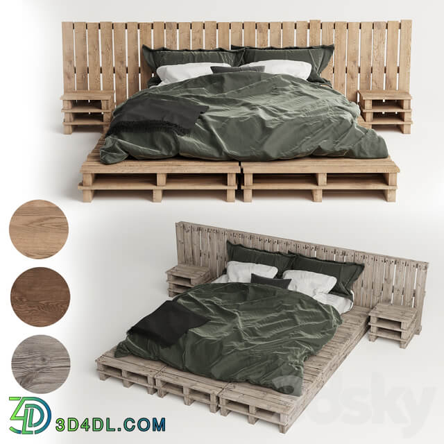 Bed Wood pallet bed