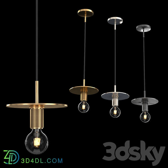 UTILITAIRE DISK PENDANT Pendant light 3D Models