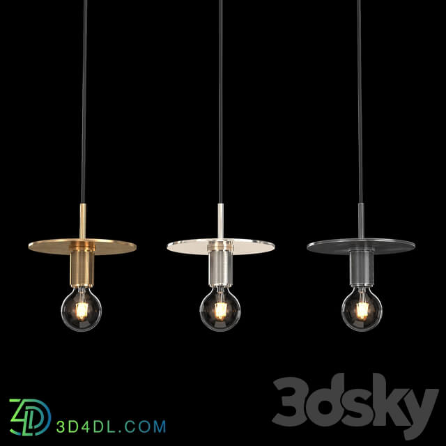 UTILITAIRE DISK PENDANT Pendant light 3D Models