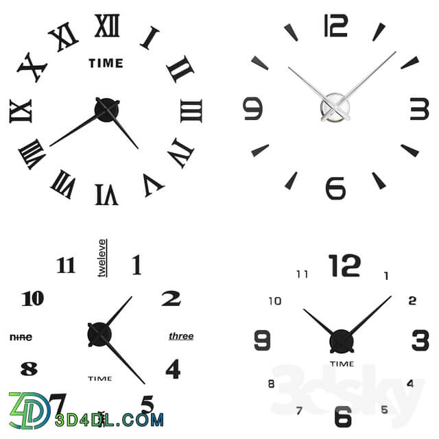Watches Clocks Large Wall Clock