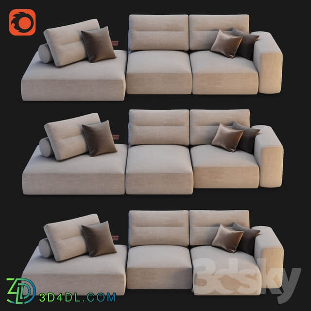 Saba Italia My Taos Modular Sofa Option 2 3 4