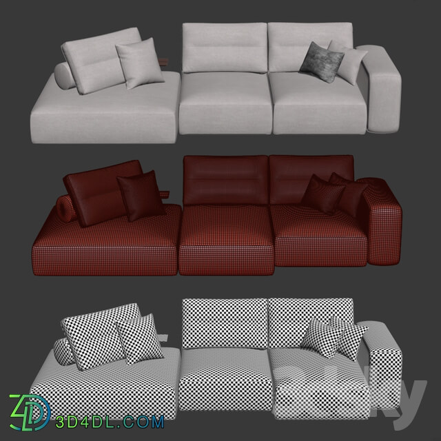 Saba Italia My Taos Modular Sofa Option 2 3 4