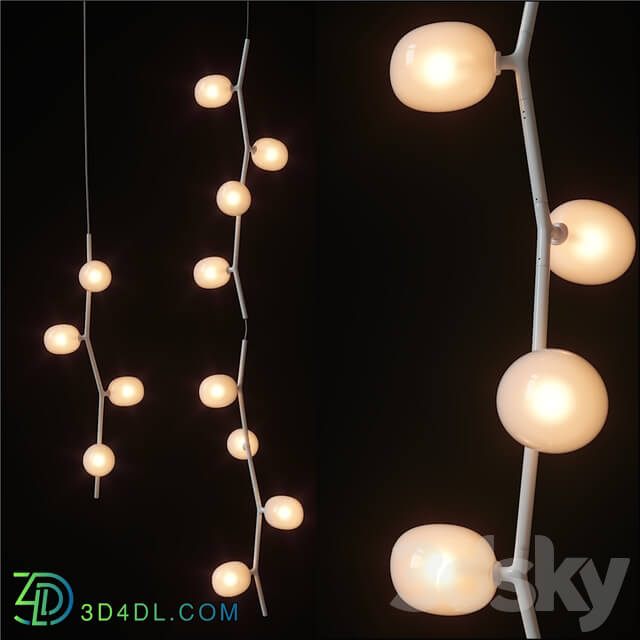 Brokis lights IVY VERTICAL Pendant light 3D Models