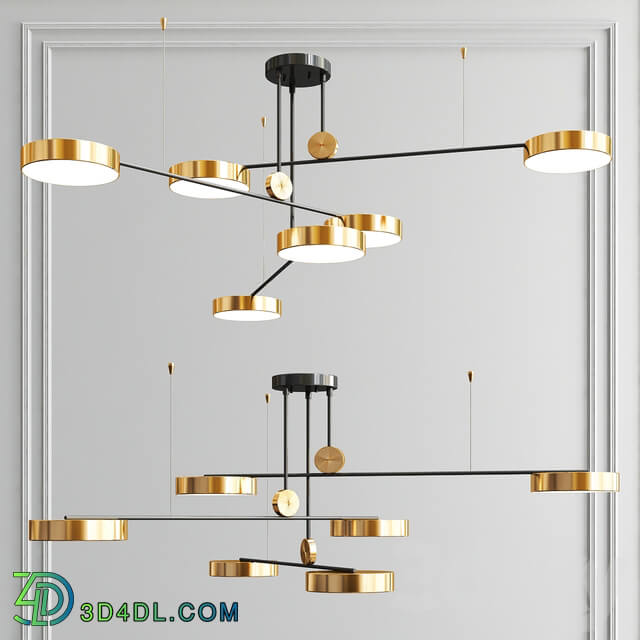 Technum Led Chandelier Pendant light 3D Models