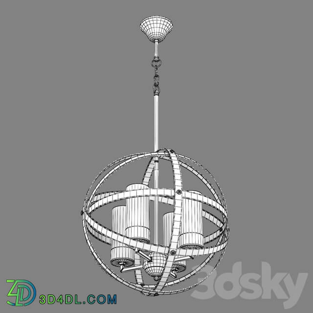 731147 Cero Lightstar hanging chandelier Pendant light 3D Models