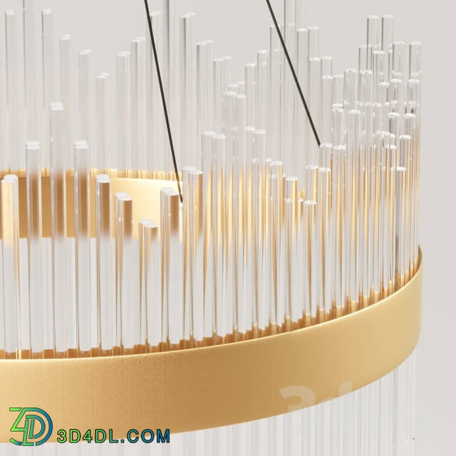 Chandelier STRIPGLAS ARTDECO Pendant light 3D Models