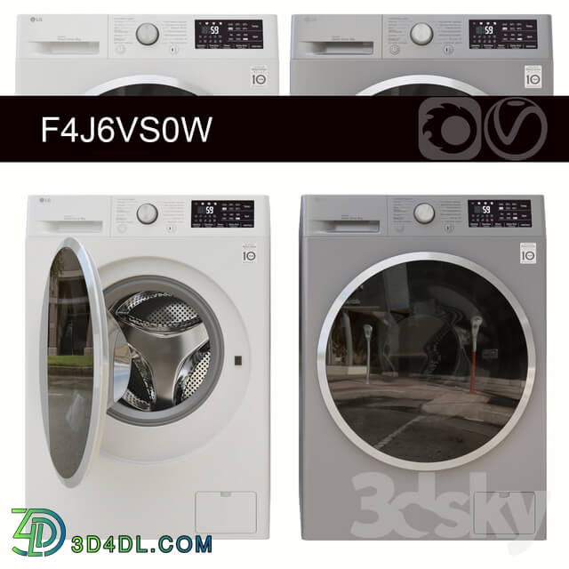 Washing Machine LG F4J6VS0W