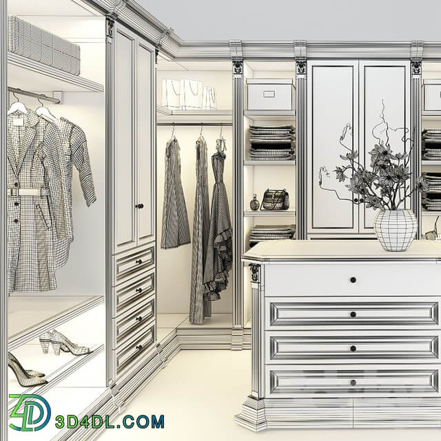 Wardrobe Display cabinets Wardrobe Benedetti luxury 1