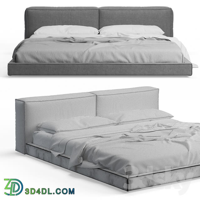 Bed Neowall Bed by Living Divani