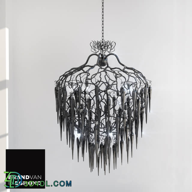 Hollywood HCCGL100N Pendant light 3D Models