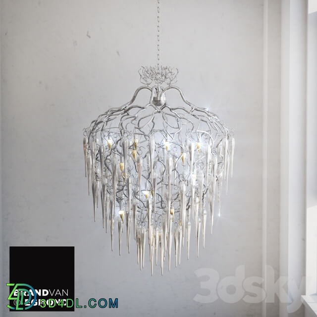 Hollywood HCCGL100N Pendant light 3D Models