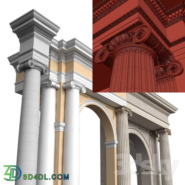 Other architectural elements Ionic Order Vignola