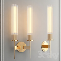 Sconce with glass shade 