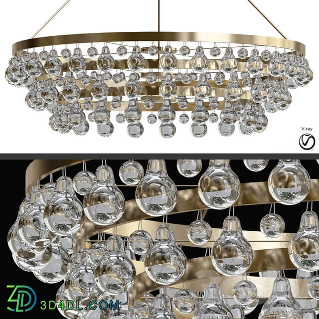 Bling Large Chandelier by Robert Abbey Pendant light 3D Models