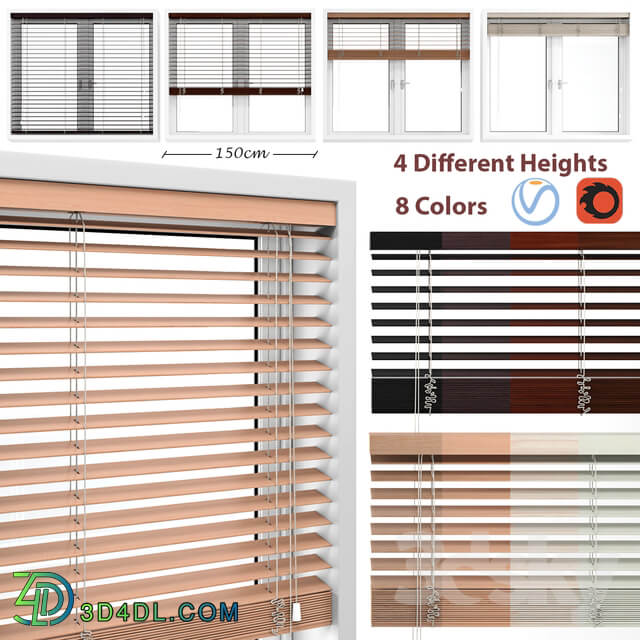 Wooden Blinds And Windows