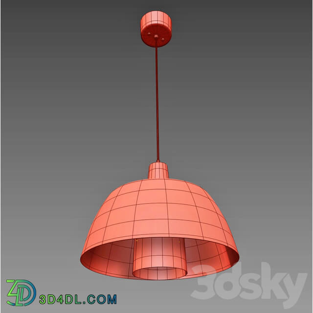 SOLO ceiling lamp from the company MARKSLOJD Sweden. Pendant light 3D Models