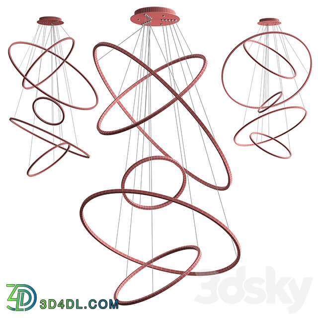 Chandelier Lohja by Cameron Design House Pendant light 3D Models