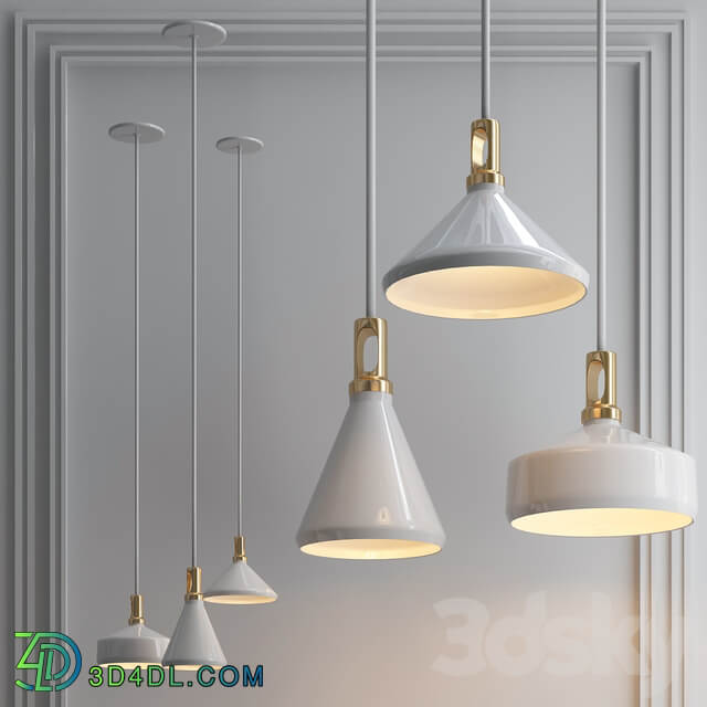 Large Milkys Collection Pendant light 3D Models