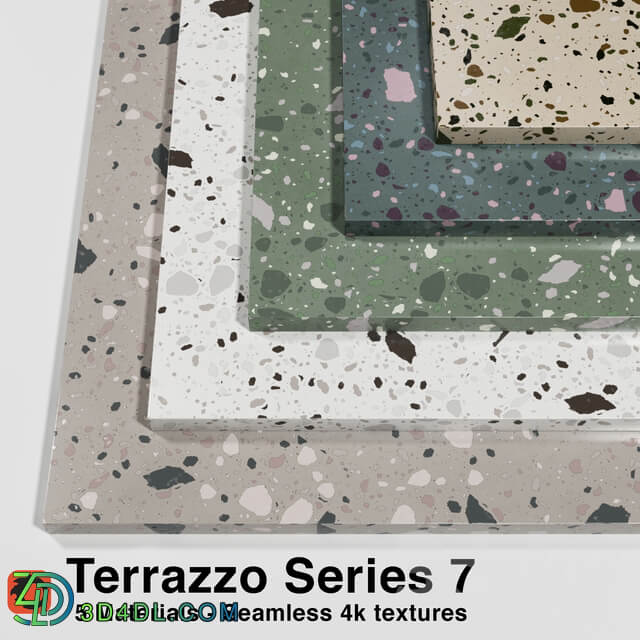 Terrazzo Series 7 5 Seamless Materials 