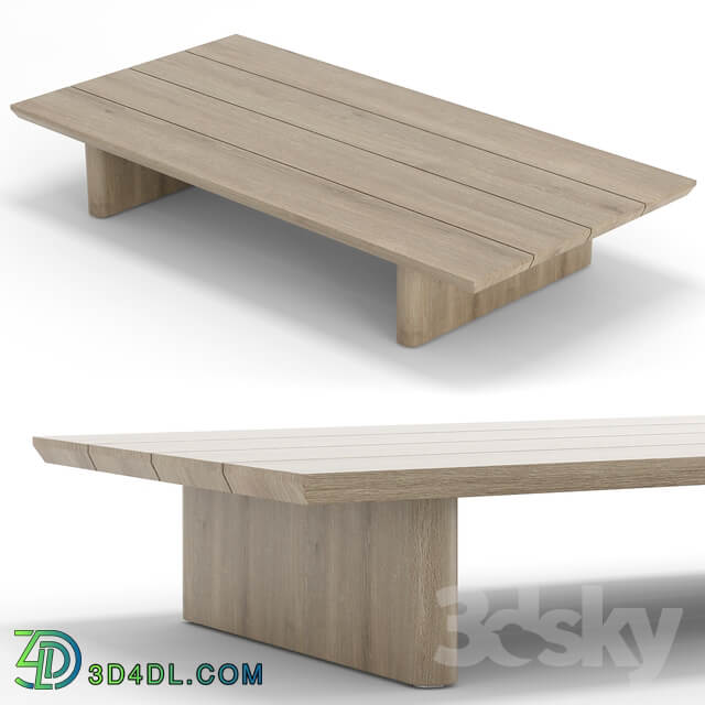 RH Outdoor Baimain coffee table