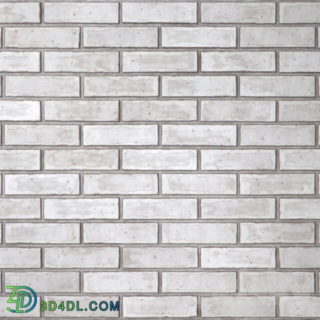 Brick white masonry